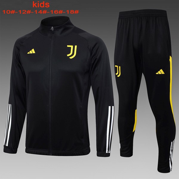 Kinder Trainingsanzug Juventus 2024 Schwarz 2